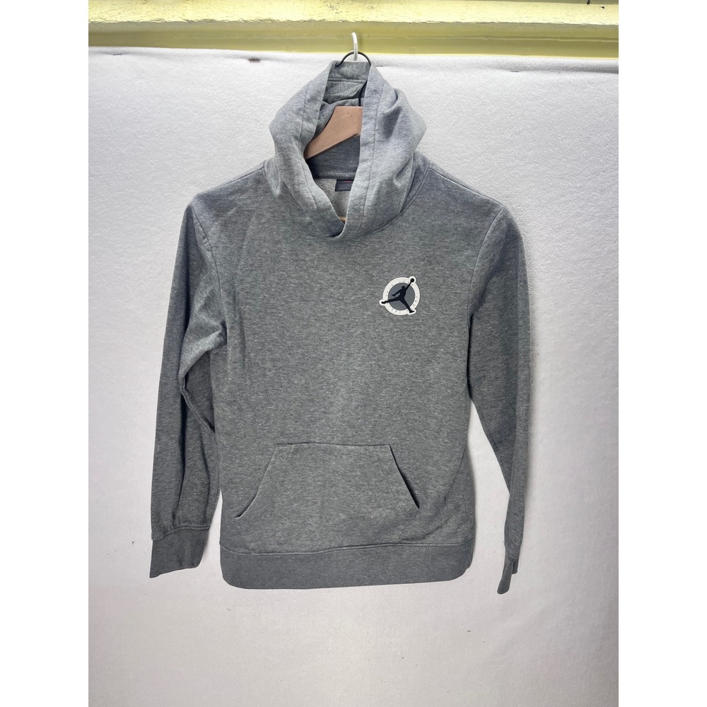 Jordan Hoodie Kids‎ Large Gray Good Michael Jordan Graphic Pullover 3271